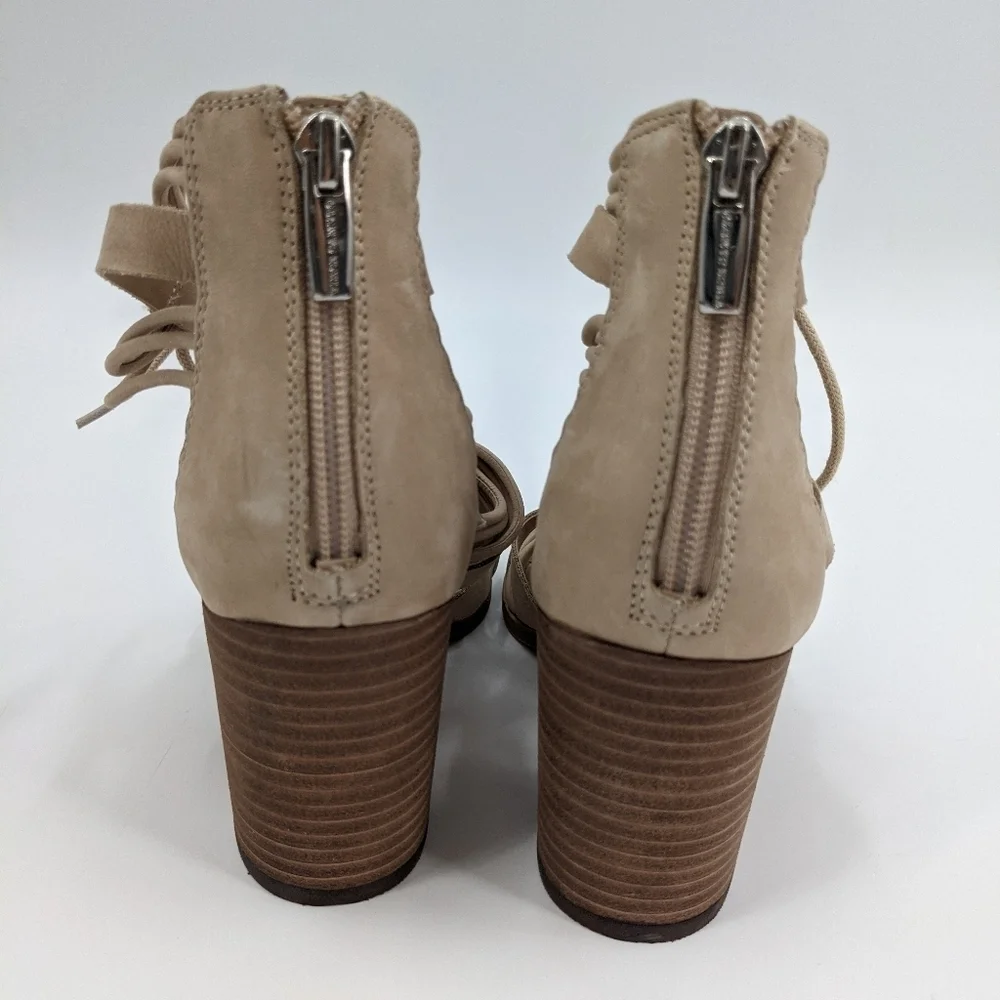 VINCE CAMUTO Kaiann Lace Up Heeled Sandals
